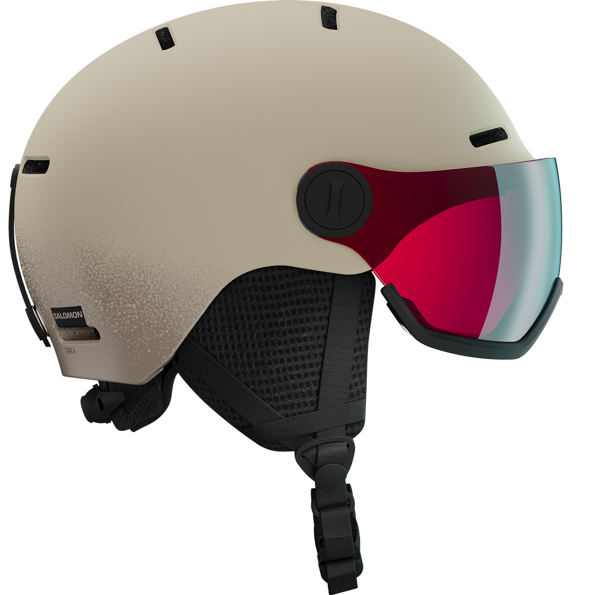 Salomon Orka Visor Kinder-Skihelm Rainy Day