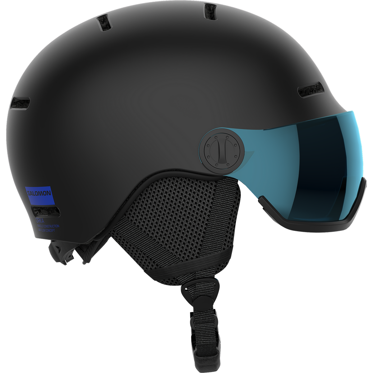 Salomon Orka Visor Kinder-Skihelm Black