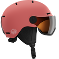 Salomon Orka Visor Kinder-Skihelm Sun Kissed Coral