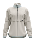 ORTOVOX Fleece Teddy Jacket Damen White Tea – Vorderansicht