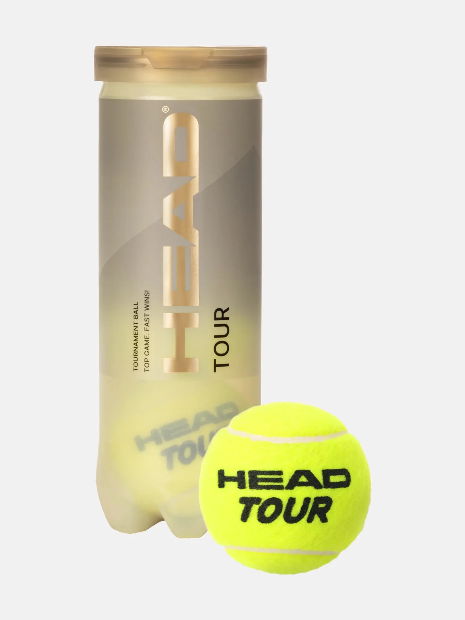 HEAD TOUR Einzeldose mit 3 Tennisbällen