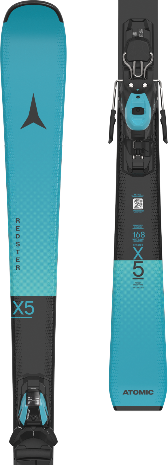 Atomic Redster X5 Teal + M 10 GW Ski mit Bindung